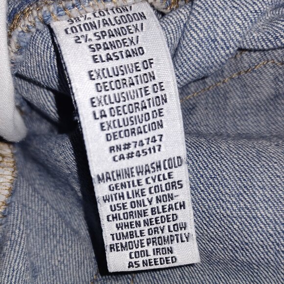 Natural Reflections Womens Blue Jeans Size 4 a - Picture 8 of 8